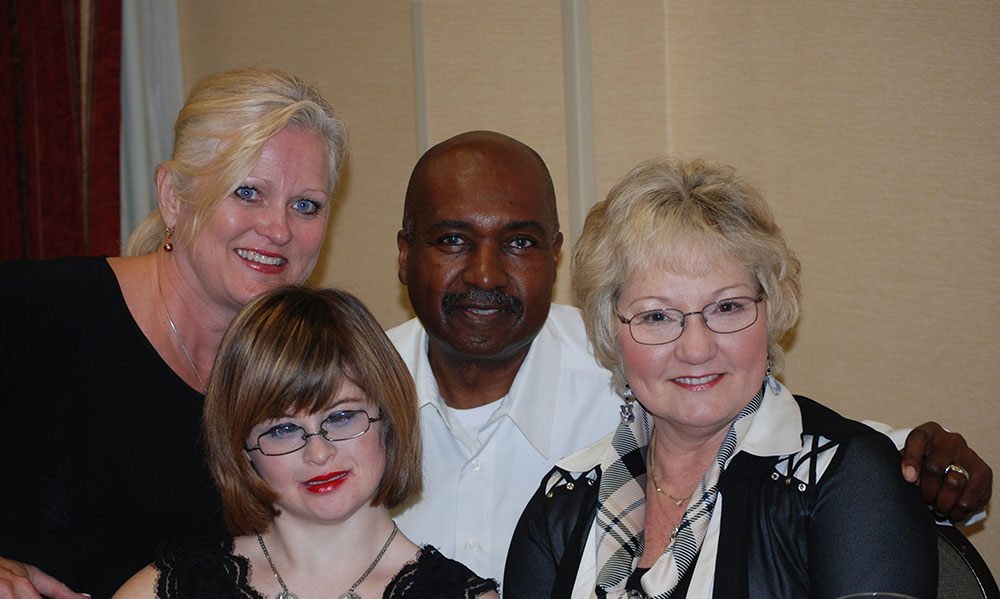 Front Cameron Northup, Back left to right, Rita Little, Tara Crawford Potter and Victor Smith.  All Project Empower of Northwest Florida board members