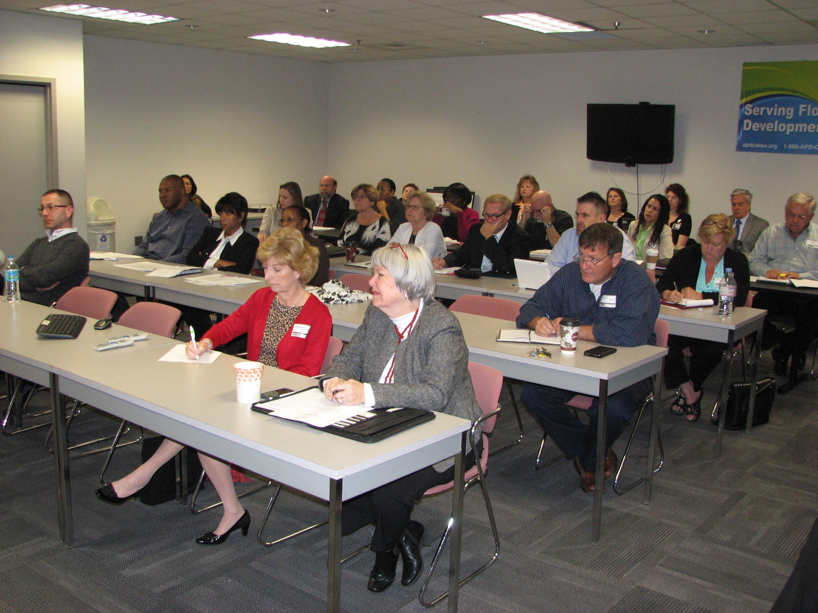 Attendees at the Housing and Service Delivery Public Meeting