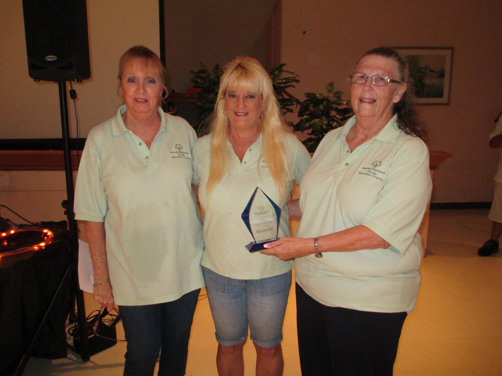 Pictured left to right: Pam Fazio, Joni Burnett, and Sue Woodworth Fitzgerald