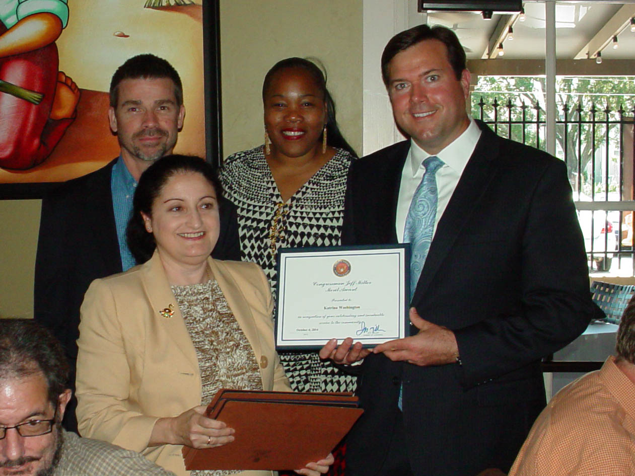 Katrina and Destry with Florida Representative Clay Ingram.