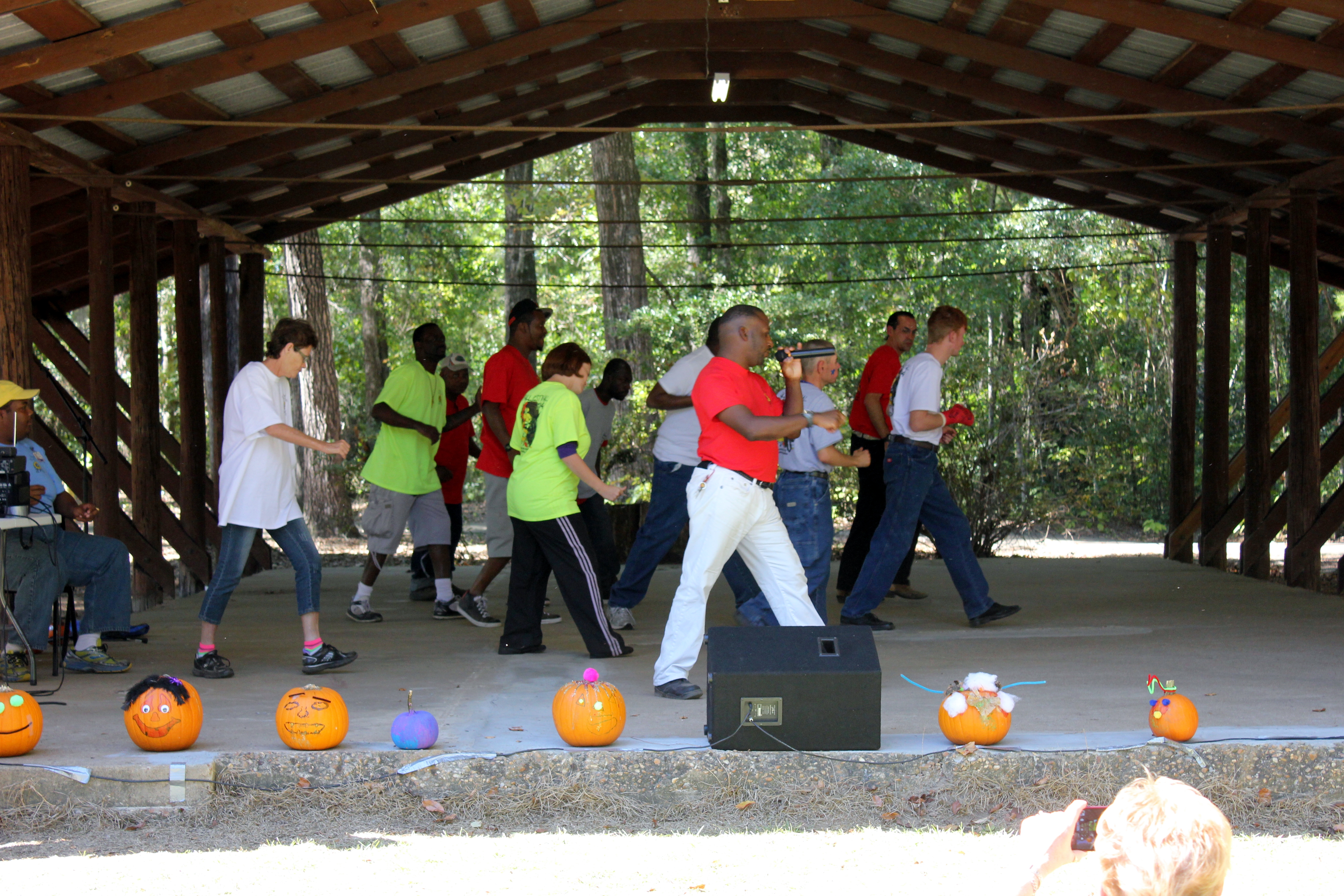 Sunland Residents Performing at the Fall Festival.