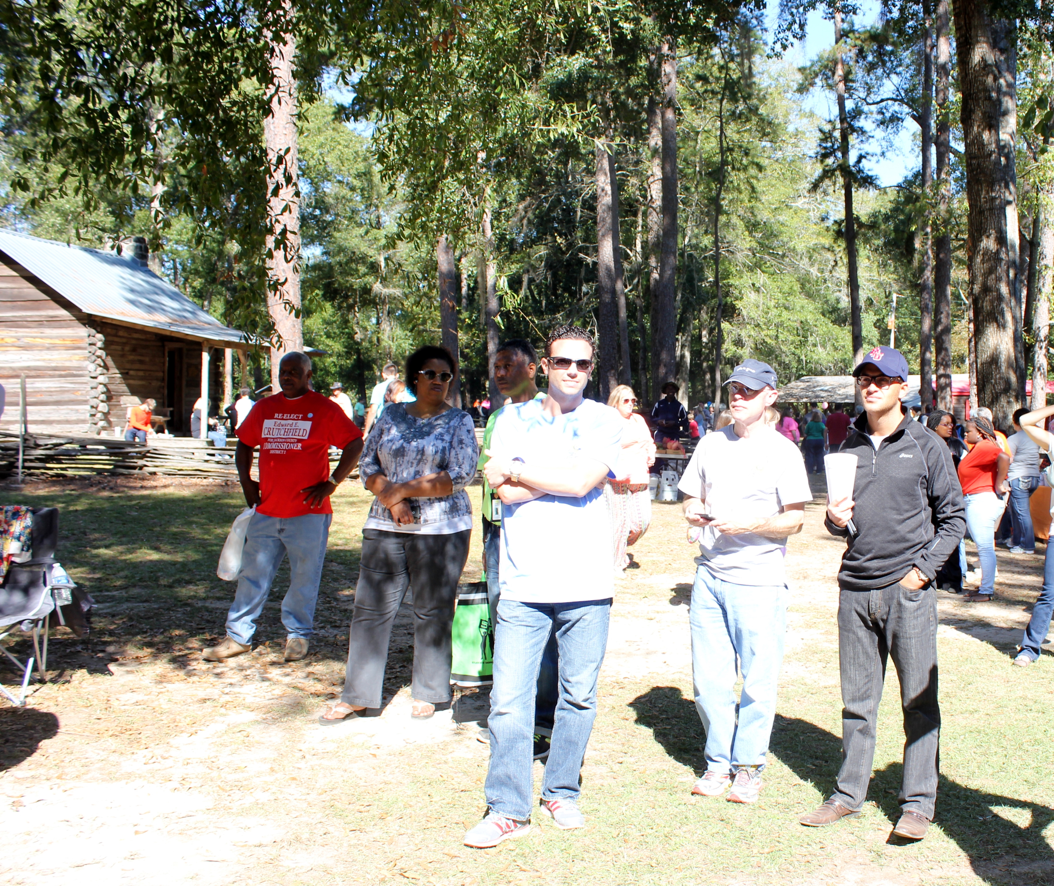 Michael Ayers, David Dobbs & Jared Torres mingling through the crowd.