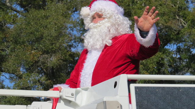 Santa Claus at the Sunland Christmas Parade.