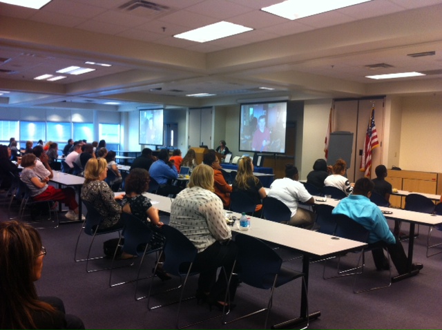 Participants  enjoy presentations at the October 22 Disability Mentoring Day in Daytona.