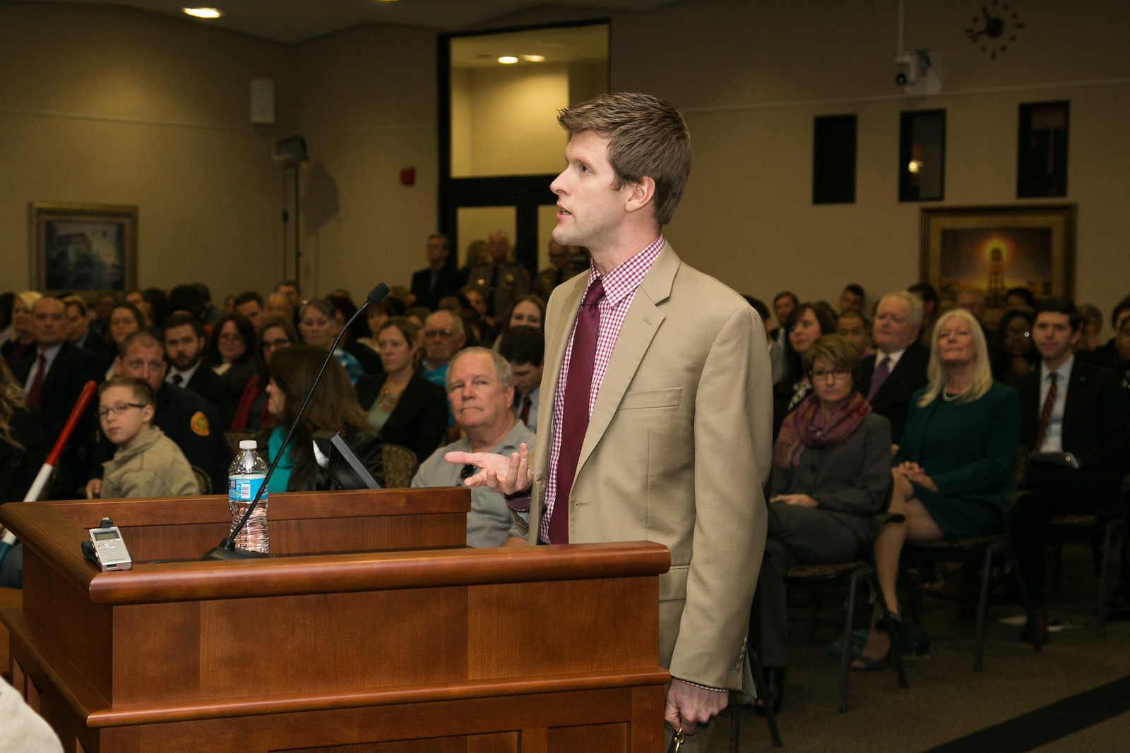 David Darm, Executive Director, Governor’s Commission on Jobs for Floridians with Disabilities speaks.
