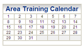 Area Training Calendar
